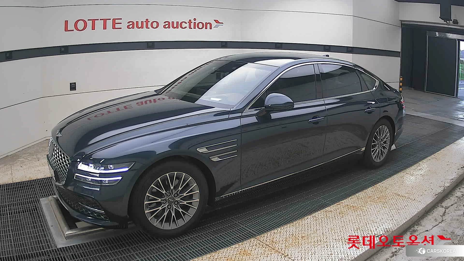 Hyundai G80 2021 Tasman Blue из Кореи, фото 4