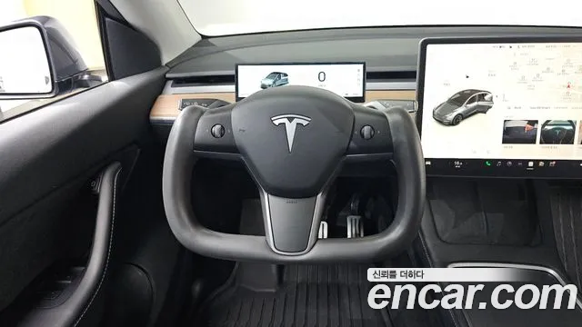 Tesla Model Y 2022 Серый из Кореи, фото 4