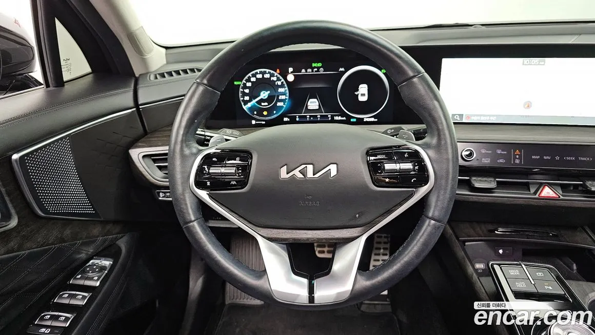 Kia K8 Hybrid 2021 Черный из Кореи, фото 4