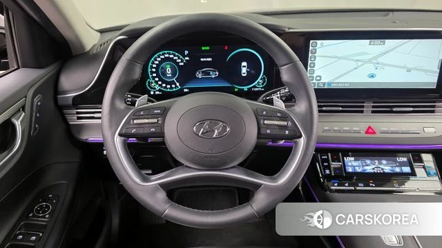 Hyundai The New Grandeur IG Hybrid 2021 Черный из Кореи, фото 4