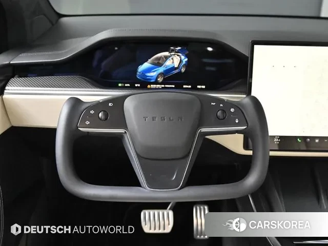 Tesla Model X 2023 Синий из Кореи, фото 4