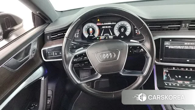 Audi A7 (4K) 2022 Черный из Кореи, фото 4