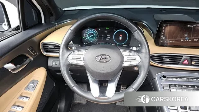 Hyundai The New Santa Fe 2022 Белый из Кореи, фото 4