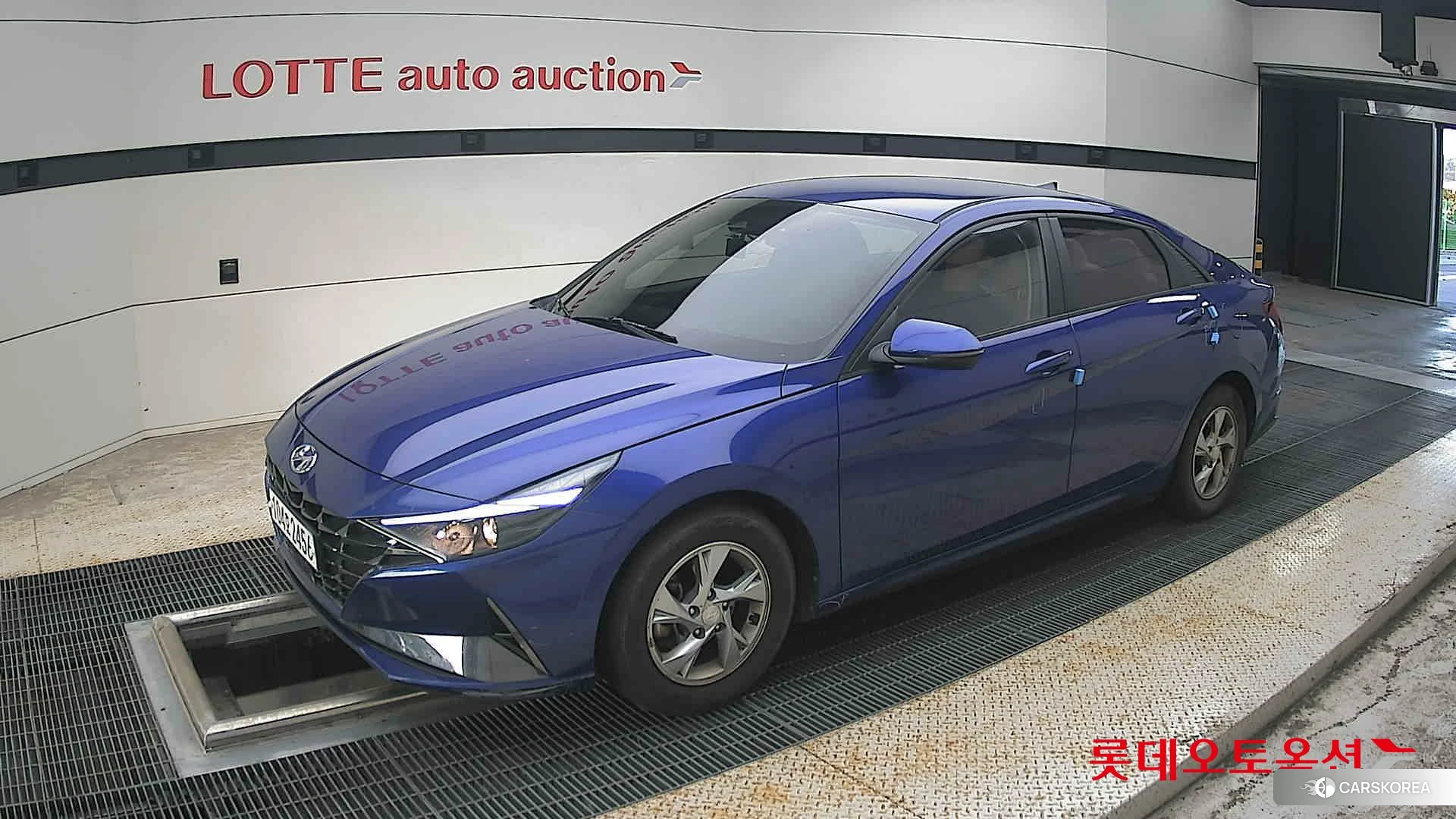 Hyundai Avante 2021 Intense Blue из Кореи, фото 4