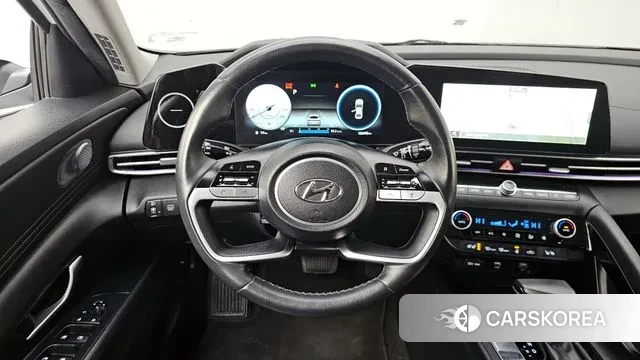 Hyundai Avante Hybrid (CN7) 2022 Белый из Кореи, фото 4