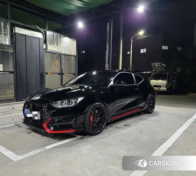 Hyundai Veloster (JS) 2021 Черный из Кореи, фото 4