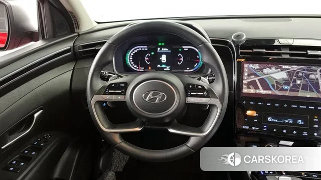 Hyundai Tucson Hybrid (NX4) 2021 Красный из Кореи, фото 4