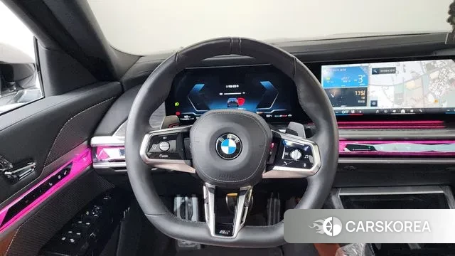 BMW 7 Series (G70) 2024 Черный из Кореи, фото 4