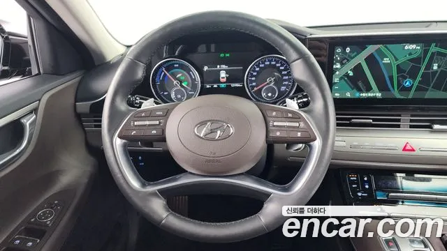 Hyundai The New Grandeur IG Hybrid 2020 Черный из Кореи, фото 4