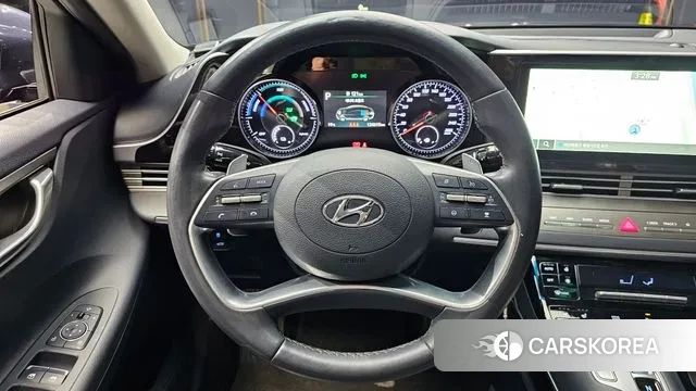Hyundai The New Grandeur IG Hybrid 2021 Синий из Кореи, фото 4