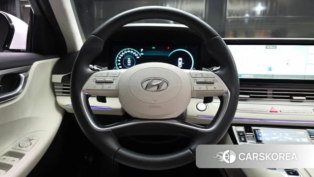Hyundai The New Grandeur IG Hybrid 2022 Белый из Кореи, фото 4