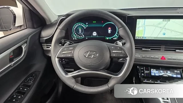 Hyundai The New Grandeur IG Hybrid 2022 Белый из Кореи, фото 4