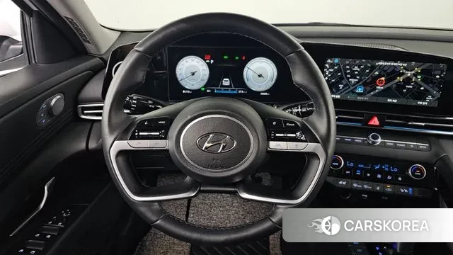 Hyundai Avante Hybrid (CN7) 2021 Белый из Кореи, фото 4
