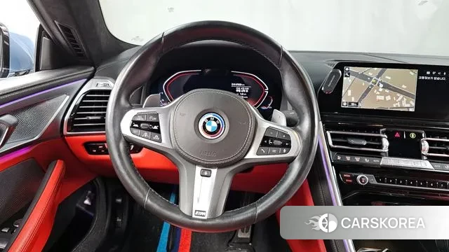 BMW 8 Series (G15) 2021 Небесно-голубой из Кореи, фото 4