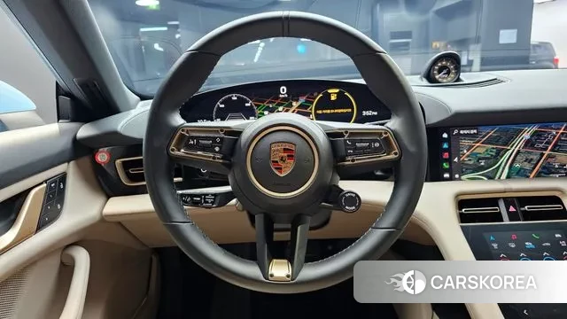 Porsche Taycan 2023 Небесно-голубой из Кореи, фото 4