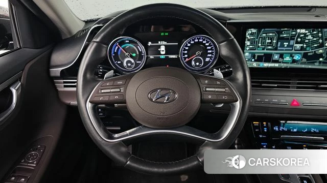 Hyundai The New Grandeur IG Hybrid 2021 Серый из Кореи, фото 4