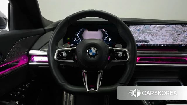 BMW 7 Series (G70) 2024 Черный из Кореи, фото 4