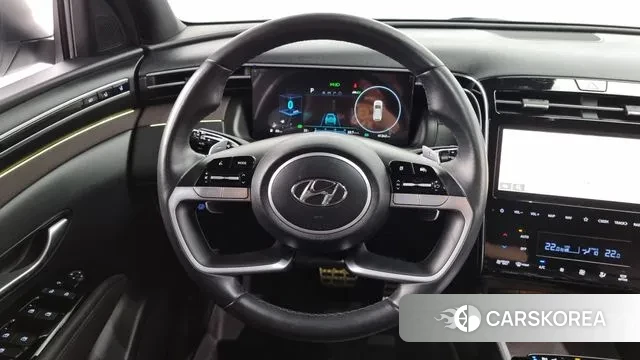 Hyundai Tucson Hybrid (NX4) 2021 Белый из Кореи, фото 4