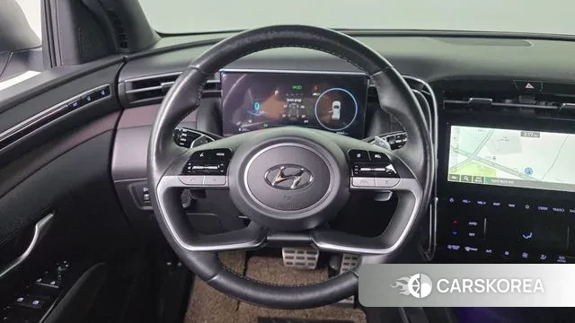 Hyundai Tucson Hybrid (NX4) 2022 Белый из Кореи, фото 4