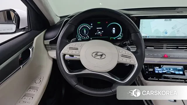 Hyundai The New Grandeur IG Hybrid 2022 Белый из Кореи, фото 4