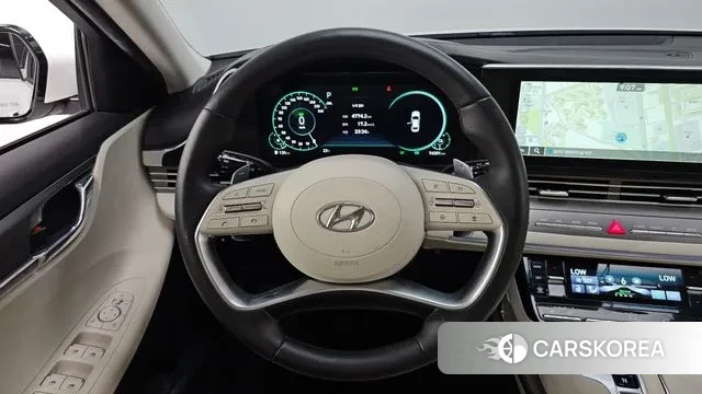 Hyundai The New Grandeur IG Hybrid 2022 Белый из Кореи, фото 4