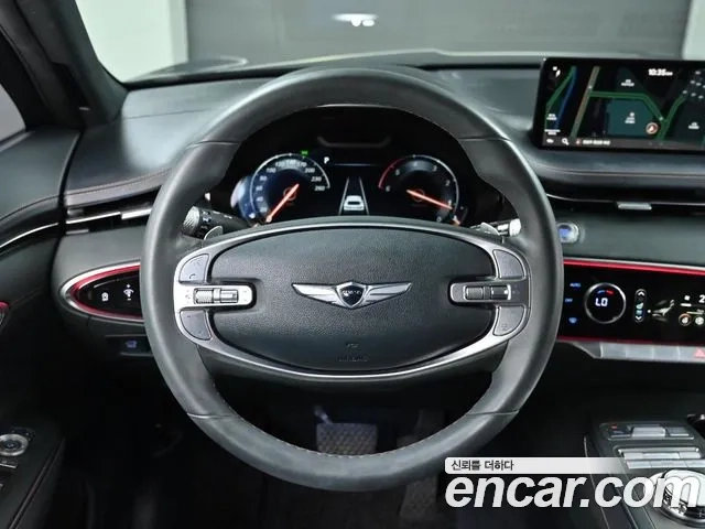 Genesis GV70 2021 Темно-зеленый из Кореи, фото 4