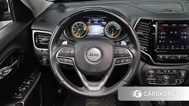 Jeep Cherokee (KL) 2021 Черный из Кореи, фото 4