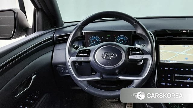 Hyundai Tucson Hybrid (NX4) 2021 Серебристо-серый из Кореи, фото 4