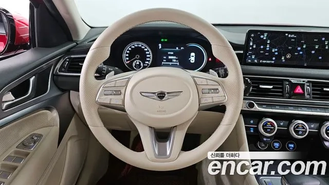 Genesis The New G70 2021 Красный из Кореи, фото 4