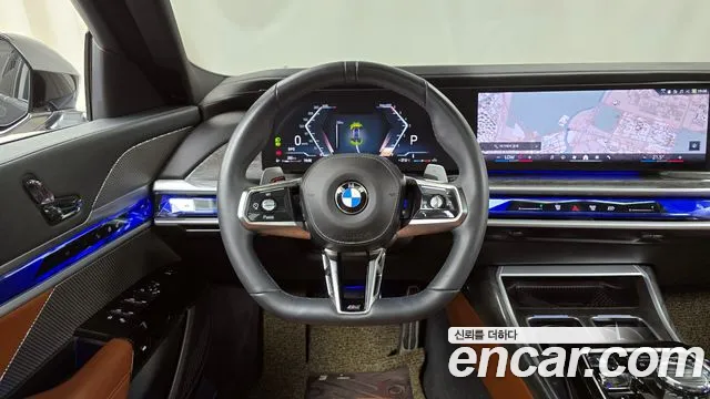 BMW 7 Series (G70) 2023 Черный из Кореи, фото 4