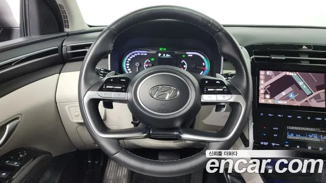 Hyundai Tucson Hybrid (NX4) 2021 Серый из Кореи, фото 4