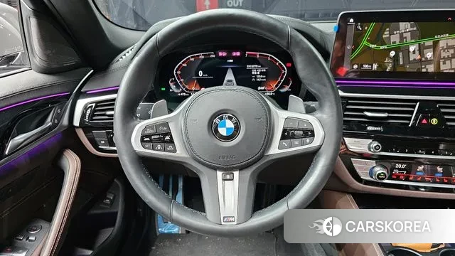 BMW 5 Series (G30) 2022 Серебристо-серый из Кореи, фото 4