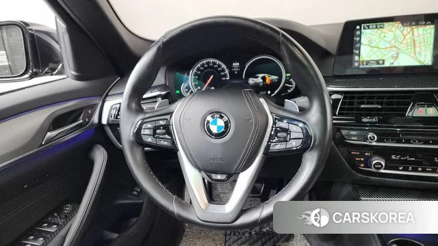 BMW 5 Series (G30) 2018 Черный из Кореи, фото 4
