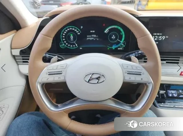 Hyundai The New Grandeur IG Hybrid 2021 Черный из Кореи, фото 4