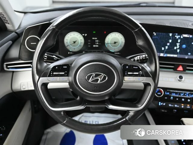 Hyundai Avante (CN7) 2020 Небесно-голубой из Кореи, фото 4