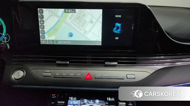 Hyundai The New Grandeur IG Hybrid 2022 Белый из Кореи, фото 4