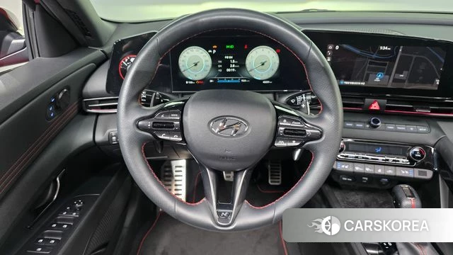 Hyundai Avante (CN7) 2021 Красный из Кореи, фото 4