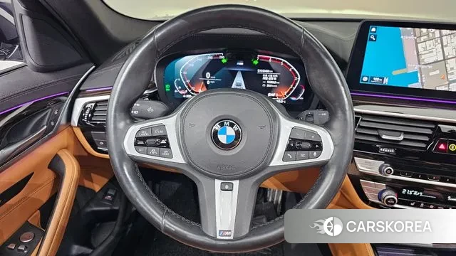 BMW 5 Series (G30) 2021 Синий из Кореи, фото 4