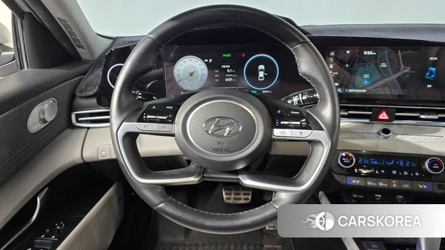Hyundai Avante (CN7) 2022 Серебристо-серый из Кореи, фото 4