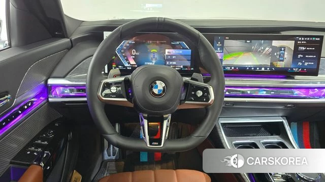 BMW 7 Series (G70) 2024 Черный из Кореи, фото 4