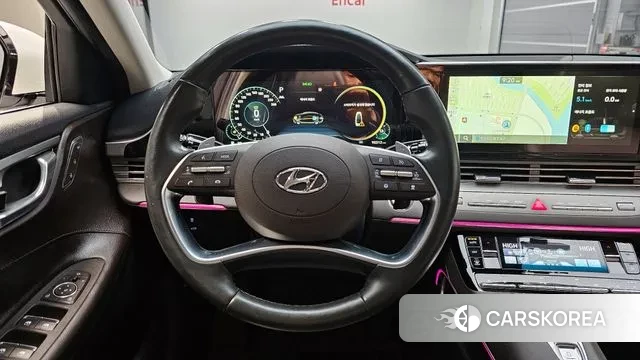 Hyundai The New Grandeur IG Hybrid 2021 Белый из Кореи, фото 4