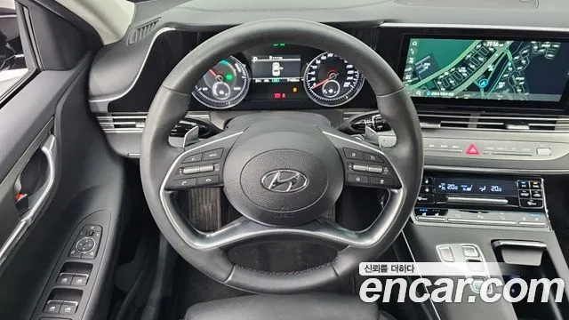 Hyundai The New Grandeur IG Hybrid 2021 Черный из Кореи, фото 4
