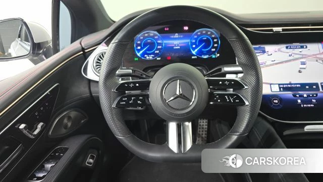 Mercedes-Benz EQS V297 2022 Белый двухцветный из Кореи, фото 4