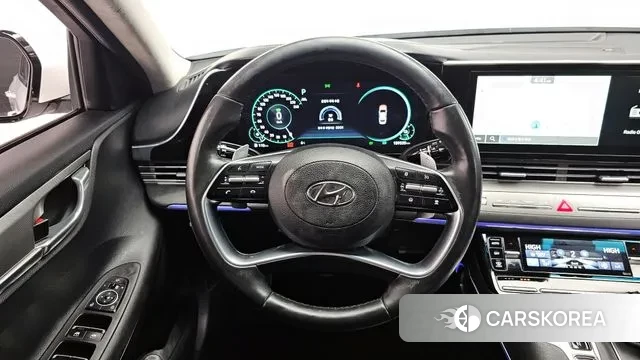 Hyundai The New Grandeur IG Hybrid 2022 Белый из Кореи, фото 4