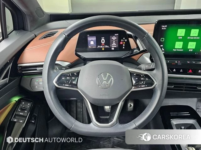 Volkswagen ID.4 2023 Черный из Кореи, фото 4