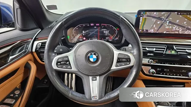 BMW 5 Series (G30) 2020 Синий из Кореи, фото 4