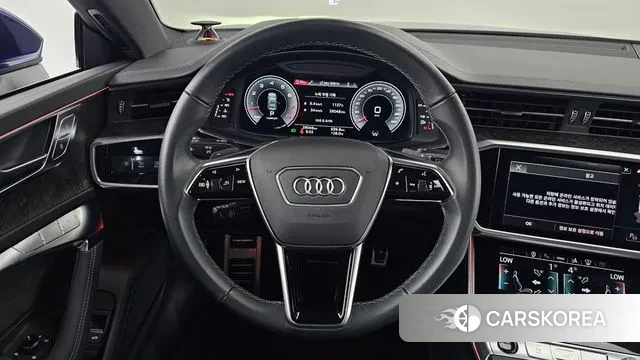 Audi A7 (4K) 2021 Синий из Кореи, фото 4