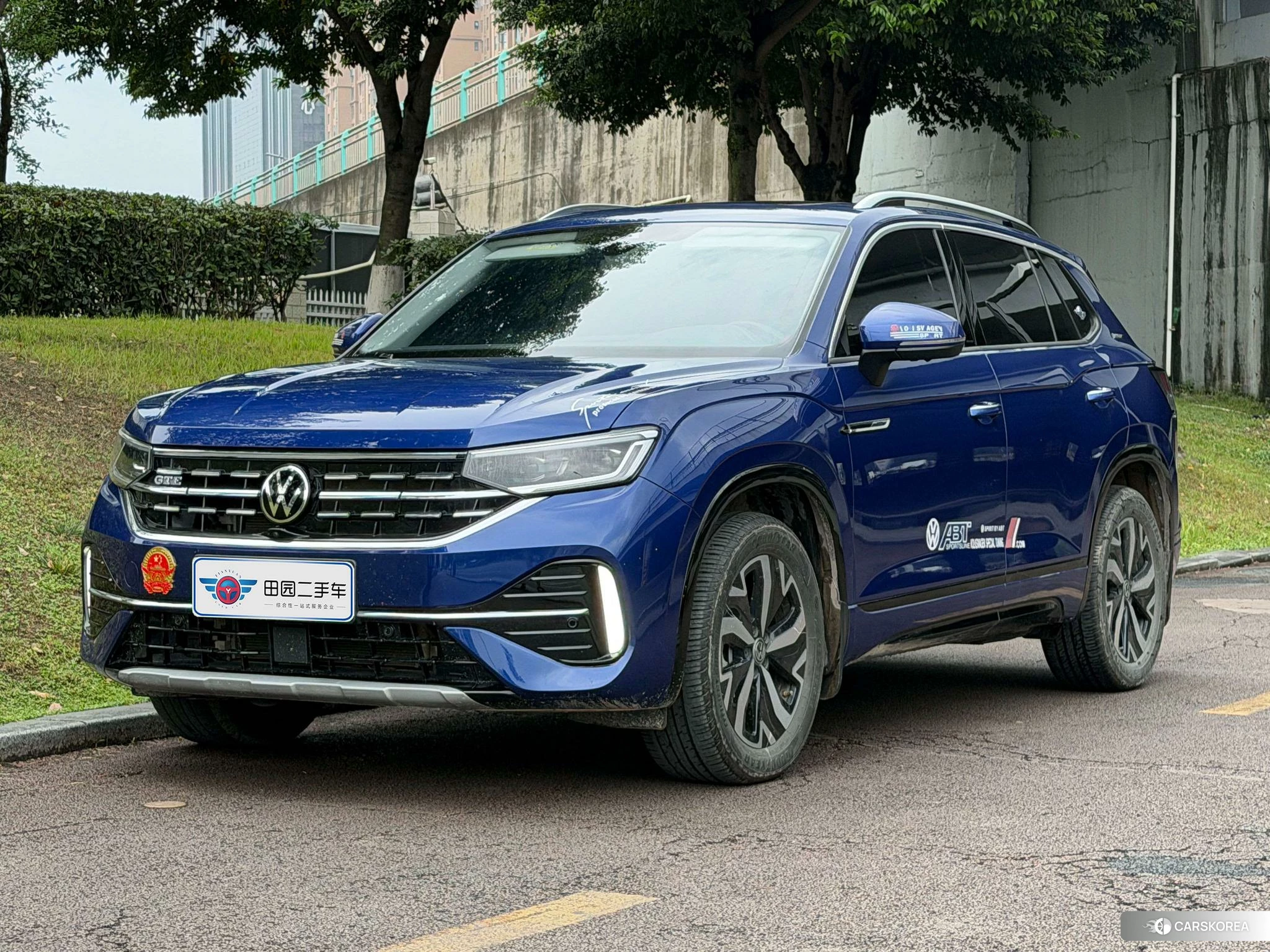 Volkswagen Tanyue PHEV 2022 Синий из Китая, фото 4
