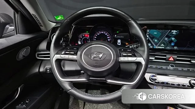 Hyundai Avante (CN7) 2021 Темно-зеленый из Кореи, фото 4