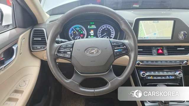 Hyundai Grandeur IG Hybrid 2019 Белый из Кореи, фото 4